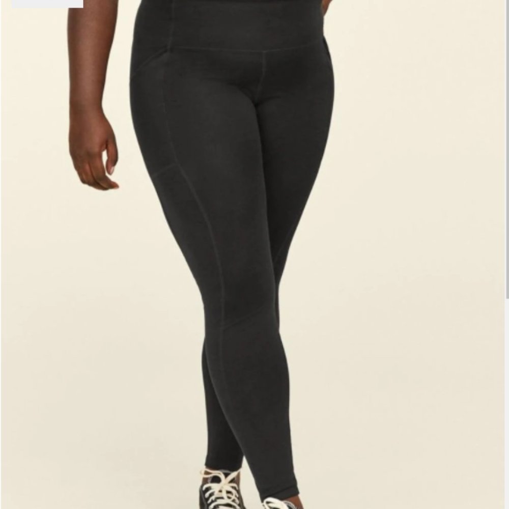 XXL Girlfriend Collective Black Compressive Pocket Legging